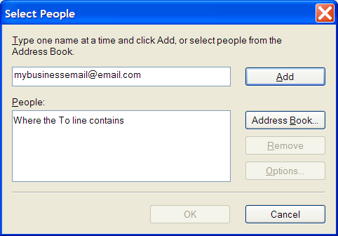 Select Email Addresses